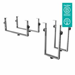 Dataflex Viewgo computer holder - desk 182 (Dataflex Viewgo computer holder - desk 182 - silver [1Year warranty])