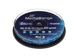 MediaRange MR507 blank Blu-Ray disc BD-R 50 GB 10 pc[s] (MediaRange - BD-R DL x 10 - 50 GB - la)