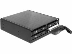 DeLOCK 47220 drive bay panel Black (Delock 5.25" Mobile Rack for 4 x 2.5?)