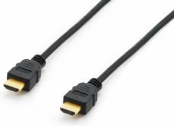 Equip HDMI 1.4 Cable, 1.8m (Equip 119352 High Speed HDMI 1.4 Cable LC M/M 1;8m; with Ethernet; black. [2Years warranty])