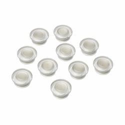 Nobo Glass Whiteboard Magnets ⌀32mm (Nobo 1903854 Rare Earth Magnets Pack of 10)