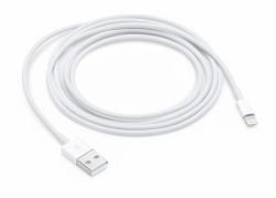 Apple Lightning to USB Cable [2 m] (Apple Lightning to USB Cable White 2M USB-A - Lightning Cable/Bulk Packed)