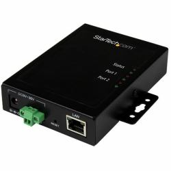 StarTech.com 2-Port Serial-to-IP Ethernet Device Server - RS232 - Metal and Mountable (2PORT SERIAL DEVICE SERVER - MOUNTABLE AND METAL SERIAL2IP)
