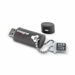 Integral 64GB HARDWARE ENCRYPTED USB 3.0 DRIVE SECURE PASSWORD 256 AES FIPS 197 CRYPTO (64GB HARDWARE ENCRYPTED USB 3.0 DRIVE SECURE PASSWORD 256 AES FIPS 197 CRYPTO INTEGRAL)