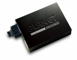 PLANET FT-802 network media converter 100 Mbit/s 1310 nm Multi-mode, Single-mode Black (10/100Base-TX to 100Base-FX - [SC] Bridge Media Converter, - LFPT Supported - Warranty: 36M)