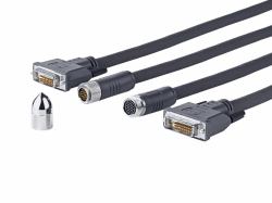 Vivolink PRODVICW20 DVI cable 20 m DVI-D Black (PRO DVI-D CROSS WALL CABLE - . - Warranty: 1188M)