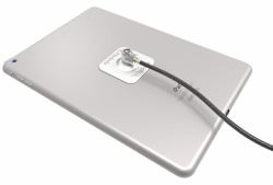 Compulocks Universal Tablet Keyed Cable Lock with 3M Plate (UNIVERSAL TABLET LOCK PLATE - WITH KEYED CABLE LOCK - BLACK)
