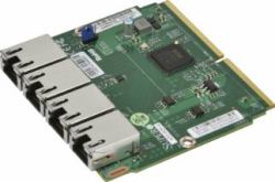 Supermicro AOC-MGP-i4M Voice network module (SIOM 4X RJ45 1GBPS PORT,Intel i350 GbE controller,Typical 3.7W, Maximum 4.4W)