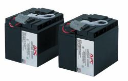 APC Battery Replacement Cartridge RBC55 [OEM] (APC Replacement Battery Cartridge #55 - UPS battery - Lead Acid - 2-cell - black - for P/N: SMT2200C, SMT2200I-AR, SMT2200IC, SMT3000C, SMT3000I-AR, S...