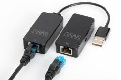 Digitus USB Extender, USB 2.0 (DIGITUS USB EXTENDER USB 2.0 - USE W.CAT5 5E 6 UTP STP OR SFT)