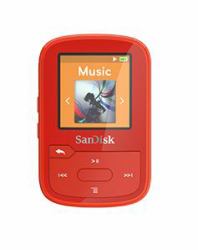 SanDisk SDMX28-016G-G46R MP3/MP4 player MP3 player 16 GB Red (CLIP SPORT PLUS/GLOBAL 16GB - RED)