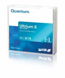 Quantum Ultrium 8 Bar Code Labeled Library Pack Blank data tape 12 TB LTO 1.26 cm (LTO ULTRIUM 8 MEDIA CARTRIDGE,Ultrium 8 Bar Code Labeled Library Pack, LTO, 12/30TB, 12.65mm, 960m)