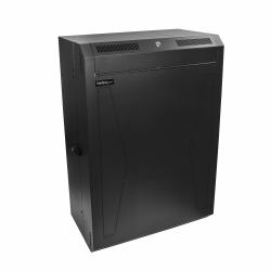 StarTech.com 8U 19" Vertical Wall Mount Server Rack Cabinet - Low Profile [15"] - 30" Deep Locking Network Enclosure w/2U for Switch Patch Panel Router Mounting IT/Data Cabinet Assembled (WALL MOUN...
