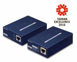 PLANET LRP-101U-KIT network extender Network transmitter & receiver Blue 10, 100 Mbit/s (1-Port Long Reach POE over - UTP Ext Kit LRP-101UH/101UE - -20 to 70 Degree C, up to 500 meter - Warranty: 36M)