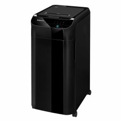 Fellowes Paper Shredder 550 Sheet Auto Feed Cross Cut Shredder AutoMax 550C Shredder with 83 Litre Bin High Security P4 (Automax 550C Auto Feed Shredder [Cross Cut] 230v EU/UK)