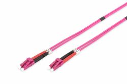 Digitus Fiber Optic Multimode Patchcord, OM4, LC / LC (FO DUPLEX LC TO LC MM OM4 50/125 2M)