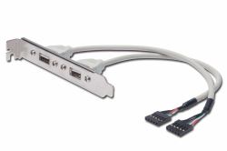 Digitus USB slot cable (DIGITUS USB SLOT BRACKET CABLE - 2X TYPE A-2X5PIN IDC)