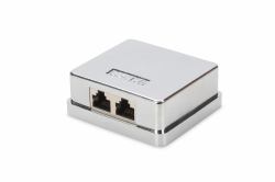 Digitus CAT 6 Surface Mount Box, 2-port (DIGITUS PRO CAT 6 SURFACE MOUNT - BOX 2-PORT)