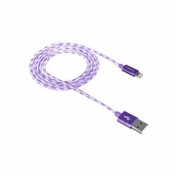 Canyon CA-CNE-CFI3P lightning cable 1 m Purple (LIGHTNING USB CABLE BRAIDED 1M)