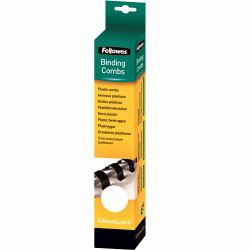 Fellowes 5330003 binding kit (Plastic Comb 6mm White A4 Retail 25pk)