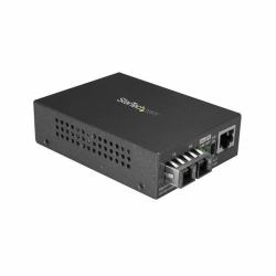 StarTech.com Single-Mode [SM] SC Fiber Media Converter for 10/100/1000 Networks, Standalone Gigabit Ethernet to SC Fiber Converter, 1310nm, 10km - TAA (ETHERNET TO SC FIBER MEDIA CONV - 1000BASE-LX...