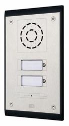2N Telecommunications 9153102 audio intercom system Black, Silver (2N IP UNI 2 BUTTON)