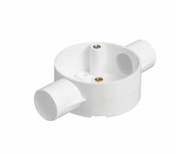 Titan CJB252WT fibre optic microduct accessory (TITAN 25MM 2 WAY THROUGH BOX WHITE)