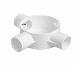 Titan CJB253WT fibre optic microduct accessory (TITAN 25MM 3 WAY TEE BOX WHITE)