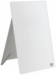 Nobo Desktop Whiteboard Easel With Dry Erase Glass Surface 21,6x29,7cm (Nobo 1905173 Diamond Glass Desktop Easel)