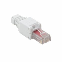 LogiLink MP0025 wire connector RJ-45 White (Modular Plug RJ45 Cat.6, UTP, - toolless, white - Warranty: 12M)