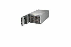 Supermicro SBE-610J-622 network equipment chassis Black, Grey (6U Enclosure for 10 Blades w/6 x 2200W,HF,RoHS)