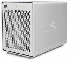 OWC Mercury Elite Pro Quad HDD enclosure Silver 2.5/3.5" (OWC Mercury Elite Pro Quad 4-Bay Enclosure w/ SoftRAID)