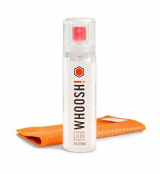 WHOOSH! Go XL Mobile phone/Smartphone Equipment cleansing kit 100 ml (GO XL 100ml 600 sprays w.cloth - Non Toxic Safe for all screens - Anti Static resists smudges - Warranty: 24M)