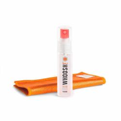 WHOOSH! Go Screen Wash Equipment cleansing kit Mobile phone/Smartphone 30 ml (GO 30ml 250 sprays w. cloth - Non Toxic Safe for all screens - Anti Static resists smudges - Warranty: 24M)
