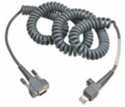Intermec 236-184-001 signal cable 1.98 m Grey (CBL RS2323 6FT 9PIN COILED - FOR CV30/CV60)