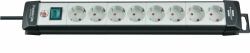 Brennenstuhl 1951580101 power extension 5 m 8 AC outlet[s] Indoor Black, Gray (brennenstuhl Premium-Line - stikdÃ¥se)