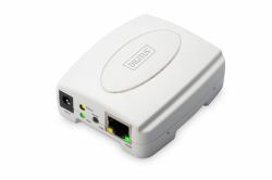 Digitus Fast Ethernet Print Server, USB 2.0 (DIGITUS FAST ETHERNET - PRINT SERVER USB 2.0 IN)