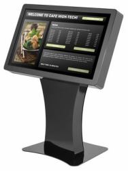 Peerless KILH546-EUK signage display enclosure (KILH546-EUK - Single Kiosk 46" Black)