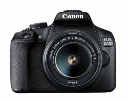 Canon EOS 2000D BK 18-55 IS II EU26 SLR Camera Kit 24.1 MP CMOS 6000 x 4000 pixels Black (EOS 2000D Kit + EF-S 18-55 - IS II - Warranty: 12M)