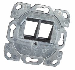 EFB Elektronik ET-25111K outlet box accessory Aluminium (TRAGRING UMLAUFEND 2-PORT FR - KEYSTONES DESIGNFHIG TAE)