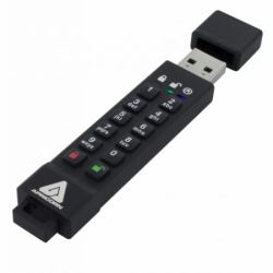 Apricorn 32GB Aegis Secure Key 3z USB flash drive USB Type-A 3.2 Gen 1 [3.1 Gen 1] Black (32GB Secure USB 3.0 256-bit - **New Retail** - XTS HDWR Encrypted - Warranty: 3M)