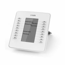 Snom D7 IP add-on module White 18 buttons (D7 EXP. MODULE WHITE FOR D7XX - [EXCEPT D712 AND D710])