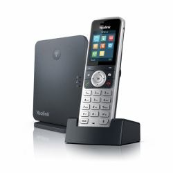 Yealink W53P DECT base station Black, Silver (Yealink W53P IP DECT base station Black Silver With USB Charger Cradle phone system [W60B + W53H])