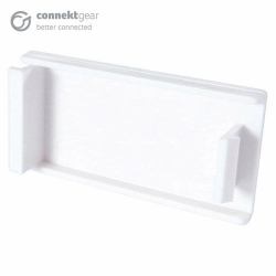 CONNEkT Gear AV Snap-In Blanking Plate - 25 x 50mm - White (AV SNAP-IN PLATE 25X50 WHITE - X 50MM - WHITE)