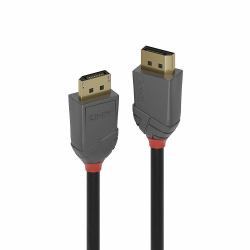 Lindy 1m DisplayPort 1.4 Cable, Anthra Line (1M DISPLAYPORT CABLE ANTHRA LINE)