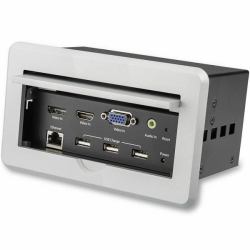 StarTech.com Conference Table Connectivity Box for A/V - 4K 