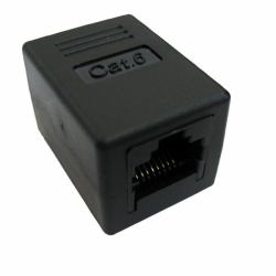 VALUE RJ-45 Modular Coupler, Cat.6, unshielded, black (RJ45 KUPPLUNG UNGESCHIRMT - KAT6/KL.E)
