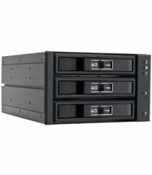 Chieftec CBP-2131SAS drive bay panel Carrier panel Black (Chieftec CBP-2131SAS - hus til lagring)