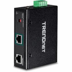Trendnet TI-SG104 network splitter Power over Ethernet [PoE] Black (INDUSTRIAL GB UPOE SPLITTER - .)