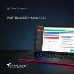 DataLocker SafeConsole PortBlocker Managed USB DLP license Renewal 1 Year - One license per PC (RENEWAL - 1 Year of PortBlocker Managed USB Port Control per endpoint)